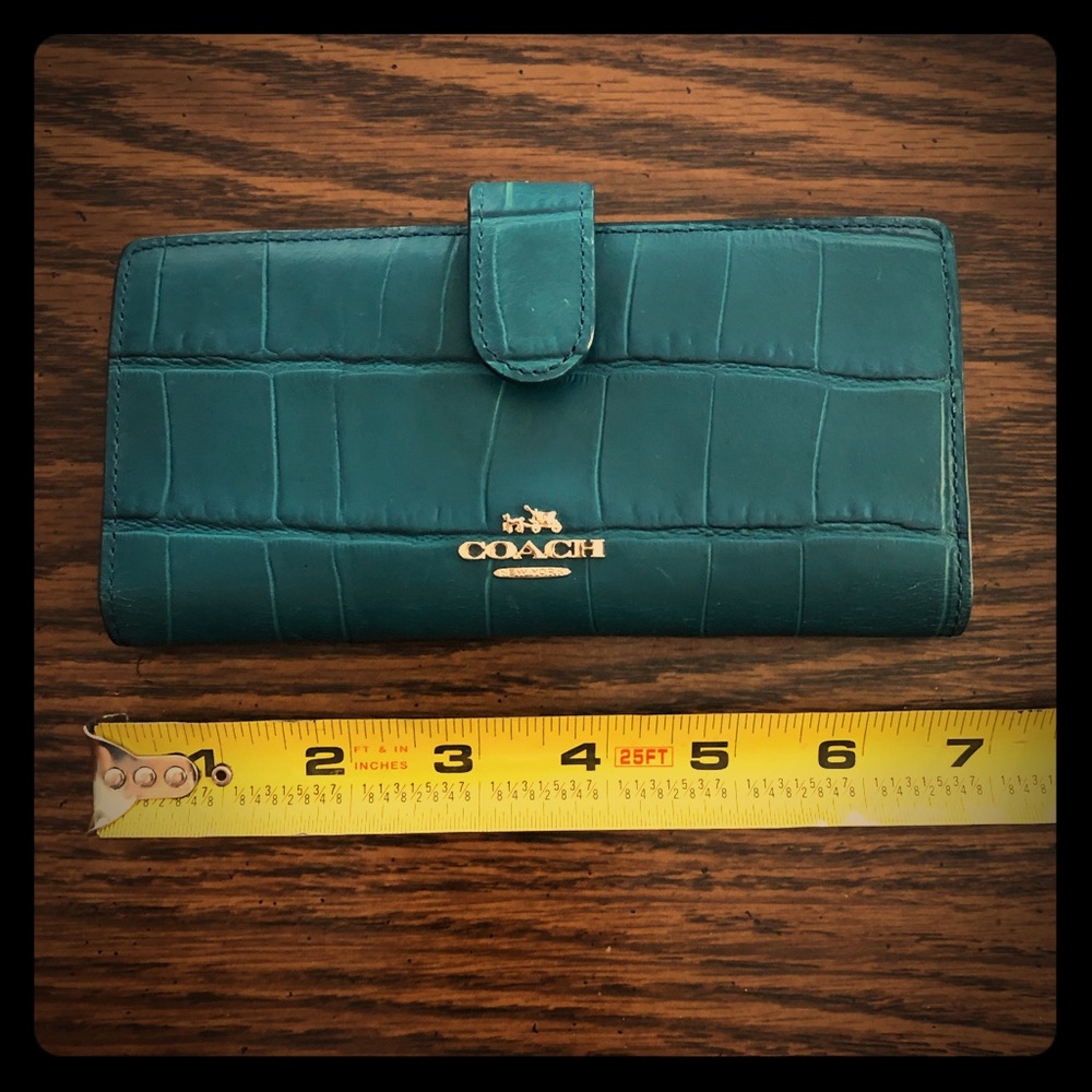 Coach Turquoise Wallet